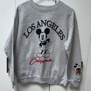 Gray Mickey Mouse Crewneck Sweatshirt sz XL